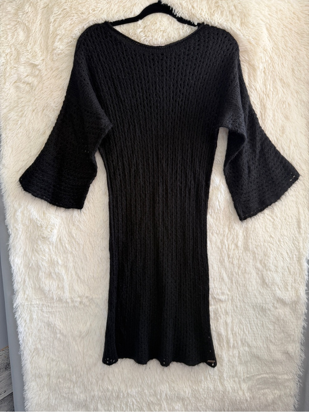 Amelie&Amelie Womens Whimsigoth Mini Dress S Black Made In Italy Boho Goth READ